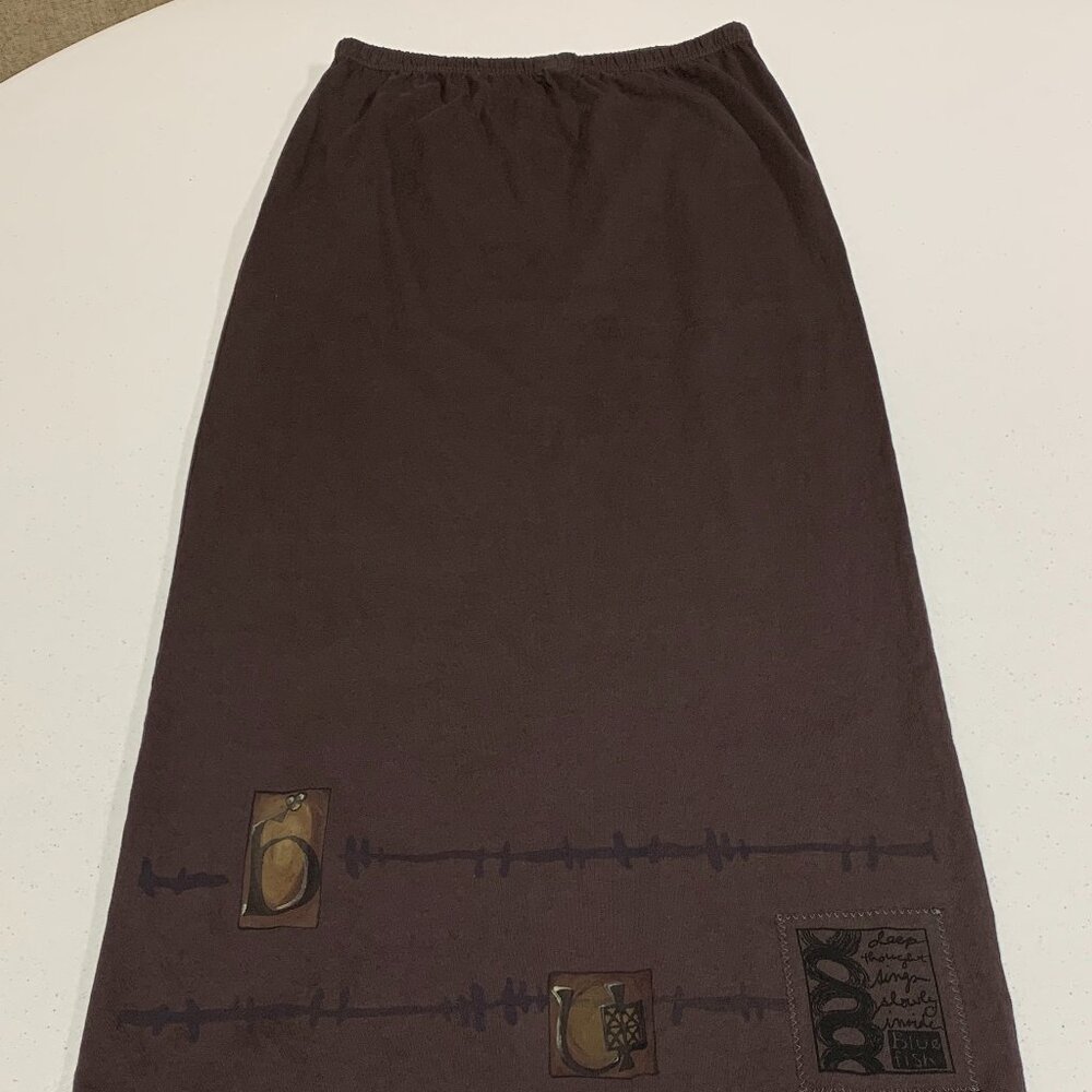 Blue Fish Aubergine Skirt